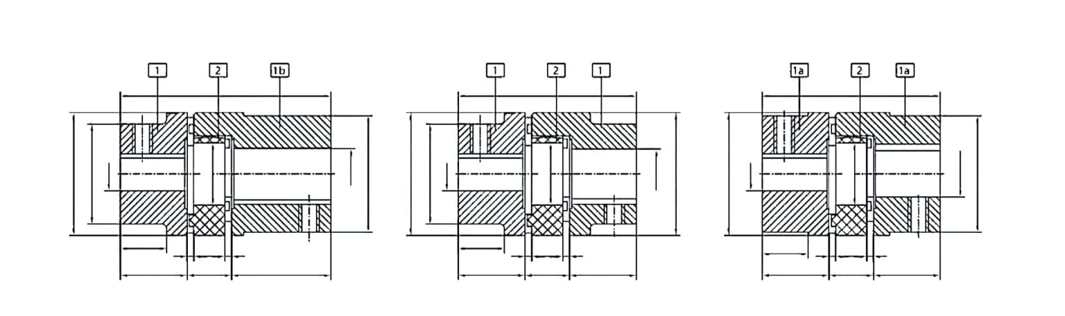 DIN GE Type Couplings steel DIN GE Type Couplings steel